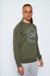 Heavyweight Terry Sweatshirt - Khaki - Image 3