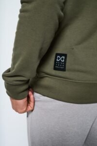 Heavyweight Terry Sweatshirt - Khaki - Image 5
