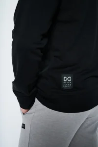 Heavyweight Terry Sweatshirt - Black - Image 5