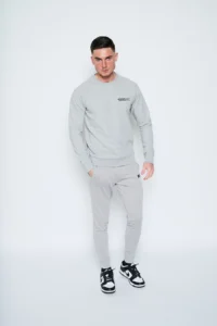 Heavyweight Terry Sweatshirt - Heather Grey - Image 2