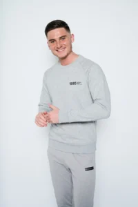 Heavyweight Terry Sweatshirt - Heather Grey - Image 3
