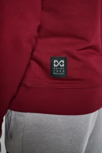 Heavyweight Terry Sweatshirt - Burgundy - Image 5