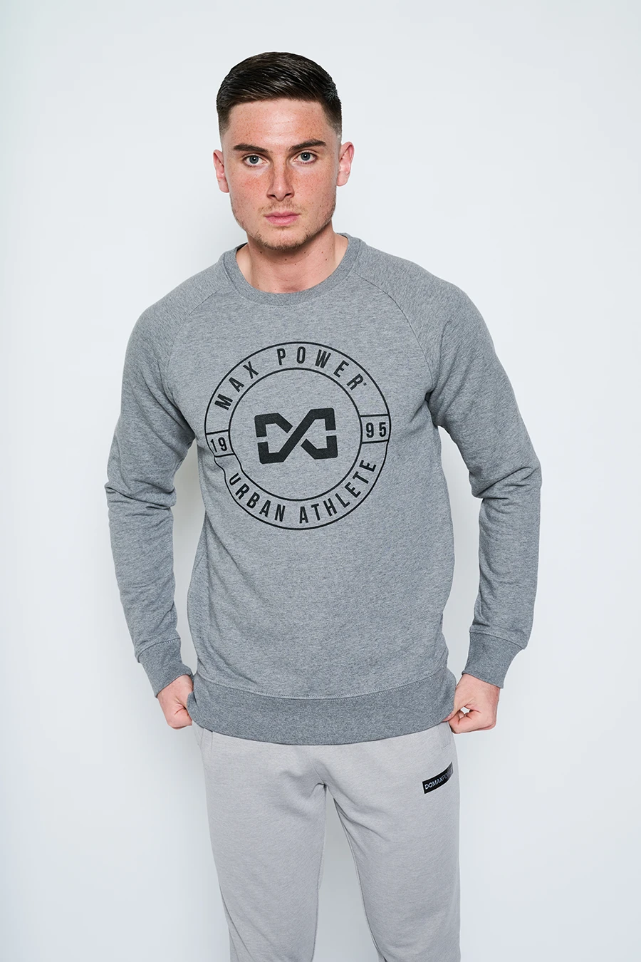 Heavyweight Terry Sweatshirt - Mid Heather Grey