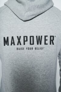 Heavyweight Terry Hoodies - Heather Grey - Image 5
