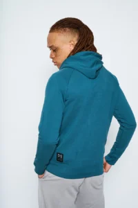 Heavyweight Terry Hoodies - Teal Blue - Image 4