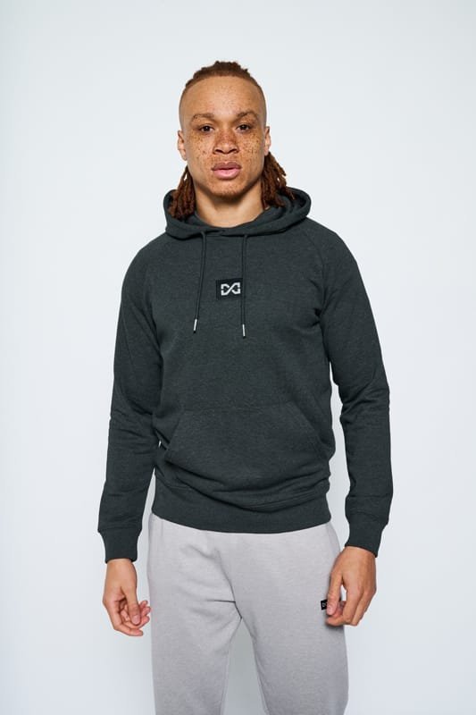 Heavyweight Terry Hoodies - Dark Heather Grey