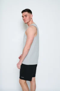Tank Top - Heather Grey - Image 5