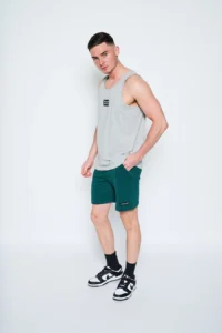 Midweight Terry Shorts - Glazed Green - Image 2