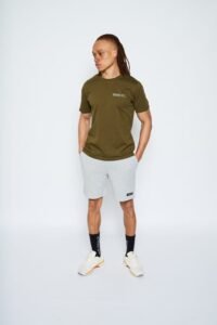 Midweight Terry Shorts - Heather Grey - Image 2