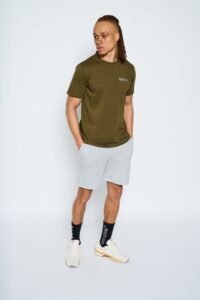 Midweight Terry Shorts - Heather Grey - Image 3