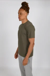 Khaki - Slim Fit Tee - Image 3
