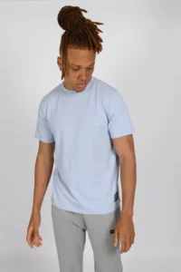Light Blue - Slim Fit Tee - Image 3