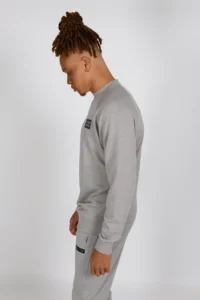 Lightweight Sweatshirt - Light Grey - Image 3