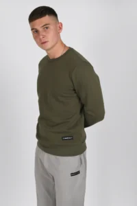 Midweight Sweatshirt - Khaki - Image 4