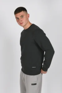 Midweight Sweatshirt - Dark Heather Grey - Image 3